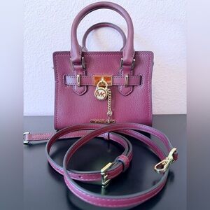 NWOT. Michael Kors Mini Hamilton Satchel
